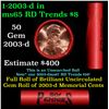 Image 1 : Shotgun Lincoln 1c roll, 2003-d 50 pcs Steel Strong Wrapper.