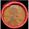 Image 2 : Mixed small cents 1c orig shotgun roll, 1917-p Lincoln Cent, Wheat Cent other end, Coca-Cola Brandt 
