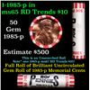Image 1 : Shotgun Lincoln 1c roll, 1985-p 50 pcs Steel Strong Wrapper.