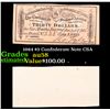 Image 1 : 1984 $3 Confederate Note CSA Grades Choice AU/BU Slider
