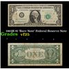 Image 1 : 1963B $1 'Barr Note' Federal Reserve Note Grades vf+