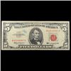 Image 2 : 1963 $5 Red seal United States Note Grades vf+