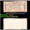 Image 1 : 1984 $3 Confederate Note CSA Grades Choice AU/BU Slider