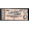 Image 2 : 1864 $10 Confederate Note, T68 Grades vf++
