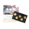 Image 1 : 2001 United States Quarters Gold Proof Set , 5 Coins Inside!