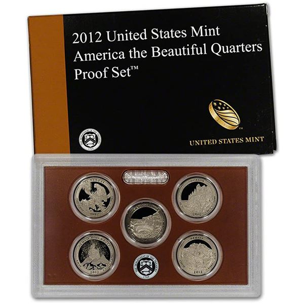 2012 US Mint Presidential $1 Coin Proof Set