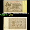 Image 1 : 1937 Germnay 1 RentenMark Note P# 173B Grades vf++