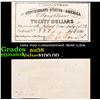 Image 1 : 1861 $20 Confederate Note CSA Grades Select CU