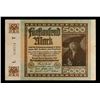 Image 2 : 1922 Germany 5,000 Mark Note P# 81C Grades AU Details
