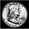Image 2 : 1955-p Franklin Half Dollar 50c Grades Choice+ Unc