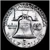 Image 3 : 1955-p Franklin Half Dollar 50c Grades Choice+ Unc