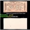 Image 1 : 1984 $3 Confederate Note CSA Grades Choice AU/BU Slider