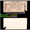 Image 1 : 1984 $3 Confederate Note CSA Grades CU Details