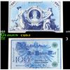 Image 1 : 1918-1922 (1908 Issue) Germany 100 Marks Banknote P# 34 Grades Select CU