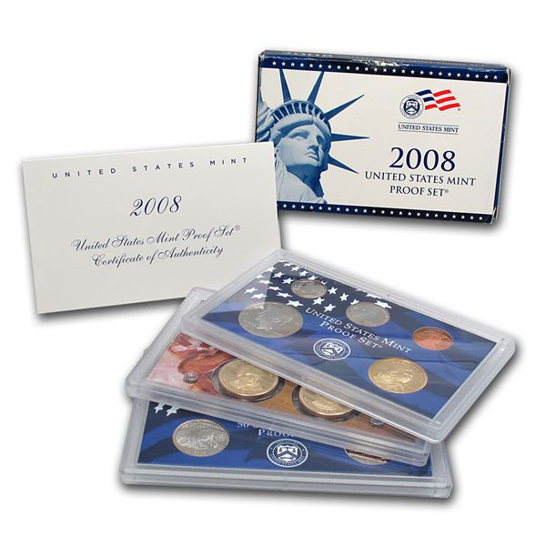 2008 United States Mint Proof Set - 14 Pieces - Extremely low mintage, hard to find