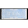 Image 3 : 1864 $10 Confederate Note, T68 Grades vf++