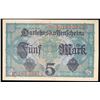 Image 2 : 1917 Imperial Germany 5 Mark Note P# 56B Grades Choice AU/BU Slider