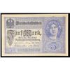 Image 3 : 1917 Imperial Germany 5 Mark Note P# 56B Grades Choice AU/BU Slider