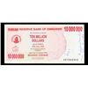 Image 2 : 2006-2008 Zimbabwe 10 Million Dollars (ZWN) Emergency Bearer Check Notes P# 55a Grades Choice AU/BU 