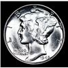 Image 2 : 1945-p Mercury Dime 10c Grades GEM+ Unc