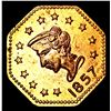 Image 2 : 1857-dated 1/2 California Gold Token Grades