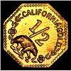 Image 3 : 1857-dated 1/2 California Gold Token Grades