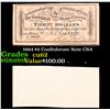 Image 1 : 1984 $3 Confederate Note CSA Grades Select CU