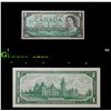 Image 1 : 1867-1967 Canada Centennial $1 Dollar Note Grades Gem CU