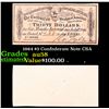 Image 1 : 1984 $3 Confederate Note CSA Grades Choice AU/BU Slider