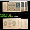 Image 1 : 3x Consecutive 1922 Germany "Vampire" 10,000 Marks Post-WWI Hyperinflation Banknotes, All CU! P# 72 