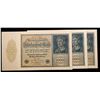 Image 2 : 3x Consecutive 1922 Germany "Vampire" 10,000 Marks Post-WWI Hyperinflation Banknotes, All CU! P# 72 