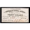 Image 2 : 1861 $20 Confederate Note CSA Grades Select CU