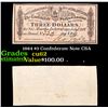 Image 1 : 1984 $3 Confederate Note CSA Grades Select CU