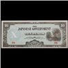 Image 2 : 1942 Philippines (Japanese WWII Occupation) 10 Pesos "JIM" Note P#?108  Grades Choice CU