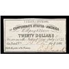 Image 2 : 1861 $20 Confederate Note CSA Grades Choice AU/BU Slider