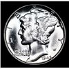 Image 2 : 1945-p Mercury Dime 10c Grades GEM++ Unc