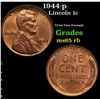 Image 1 : 1944-p Lincoln Cent 1c Grades GEM Unc RB