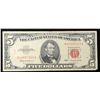 Image 2 : 1963 $5 Red seal United States Note Grades vf++
