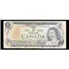 Image 2 : 1973 Canada 1 Dollar Note P# 85A Grades vf++