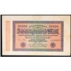 Image 2 : 1923 Weimar Germany 20,000 Mark Note P# 85A Grades Choice AU/BU Slider