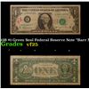 Image 1 : 1963B "Barr Note" $1 Green Seal Federal Reserve Note Grades vf+