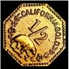 Image 3 : 1855-dated 1/2 California Gold Token Grades