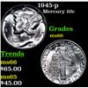 Image 1 : 1945-p Mercury Dime 10c Grades GEM+ Unc