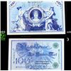 Image 1 : 1918-1922 (1908 Issue) Germany 100 Marks Banknote P# 34 Grades Select CU