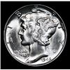 Image 2 : 1945-p Mercury Dime 10c Grades Choice+ Unc