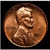 Image 2 : 1961-p Lincoln Cent 1c Grades GEM+ Unc RD