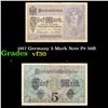 Image 1 : 1917 Germany 5 Mark Note P# 56B Grades vf++