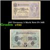 Image 1 : 1917 Germany 5 Mark Note P# 56B Grades vf++