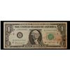 Image 2 : 1963B "Barr Note" $1 Green Seal Federal Reserve Note Grades vf+