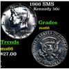 Image 1 : 1966 SMS Kennedy Half Dollar 50c Grades GEM+ Unc